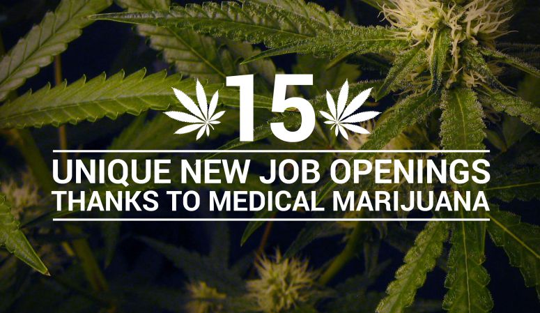 15 unique new job opening thanks to medical marijuana